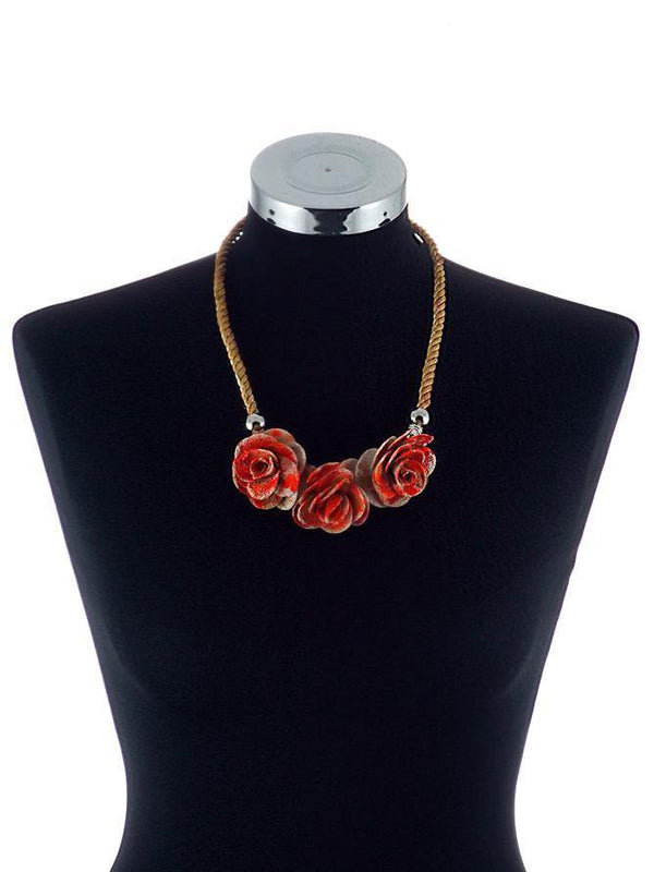 Colier material textil  Liza Panait Liza Panait Online Boutique